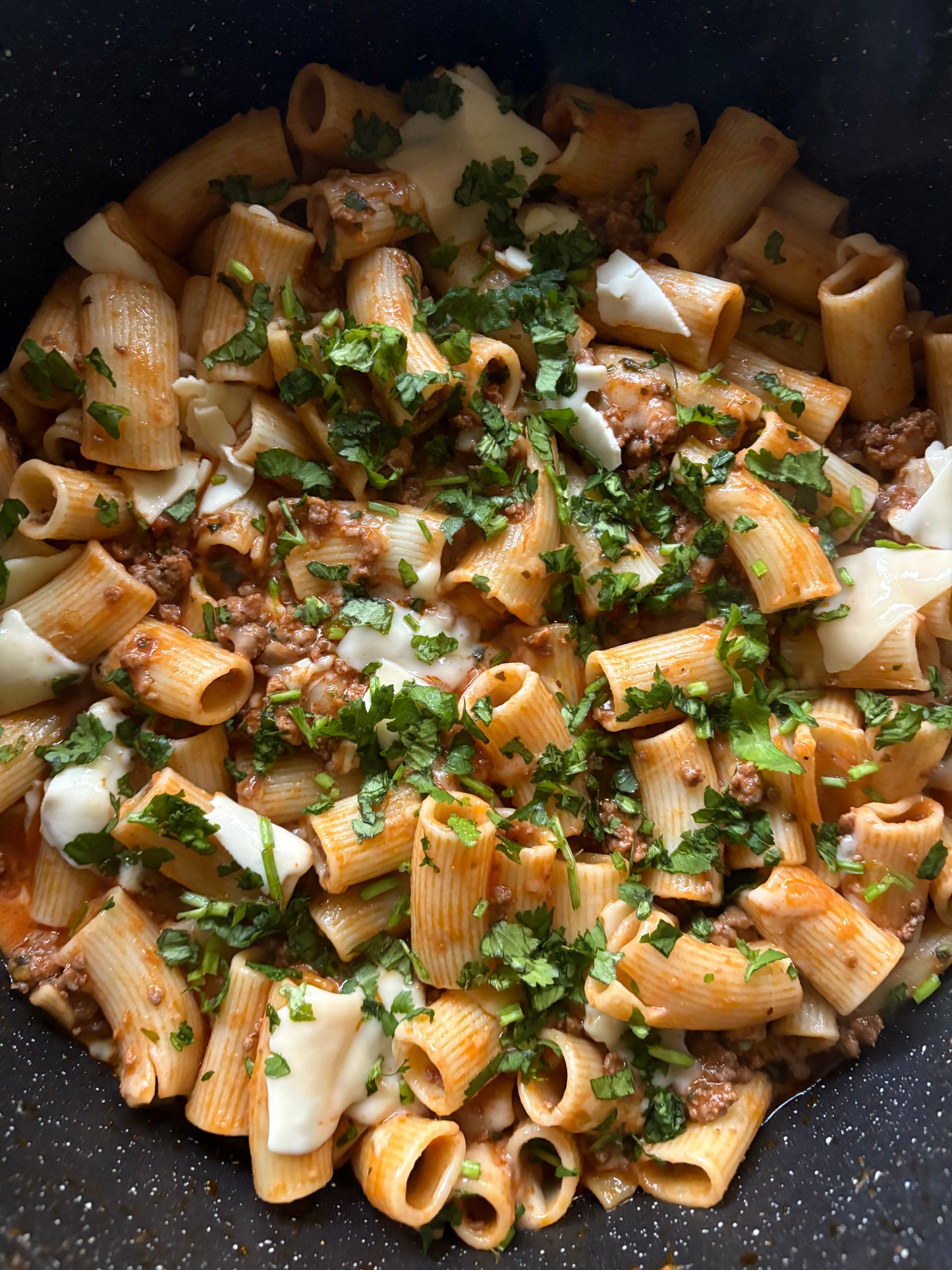 Creamy cheesy keema pasta ❤️- dinner
