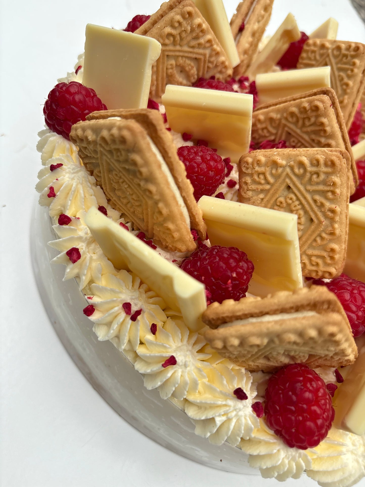 Custard Cream Creme Patisserie Cheesecake.