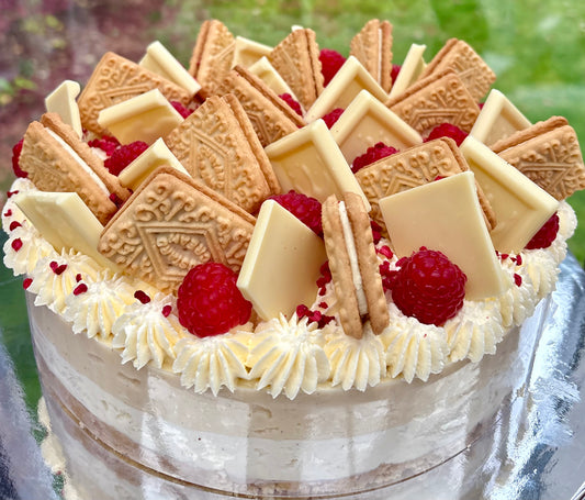 Custard Cream Creme Patisserie Cheesecake.