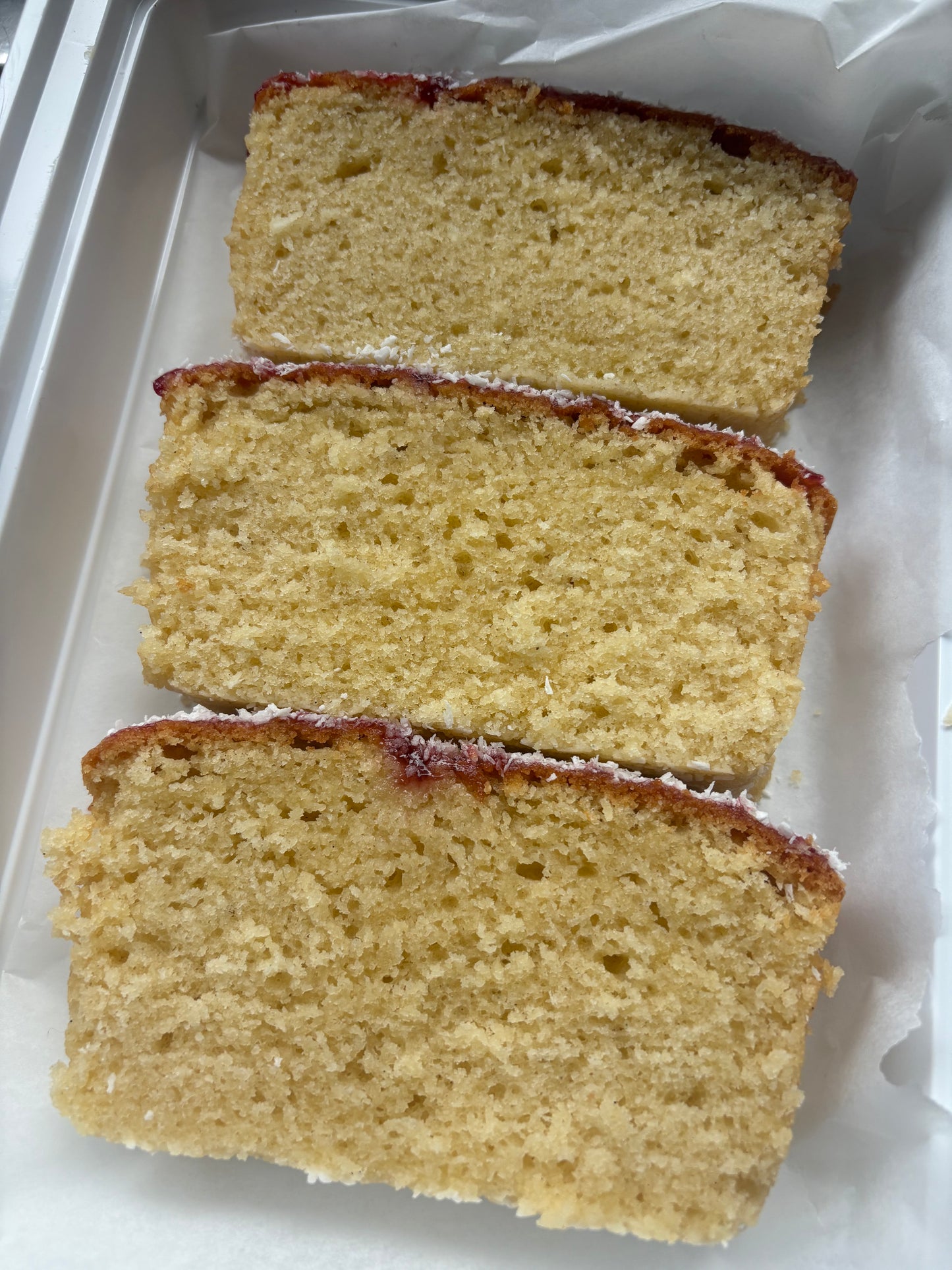 Raspberry Coconut Loaf Cake ❤️