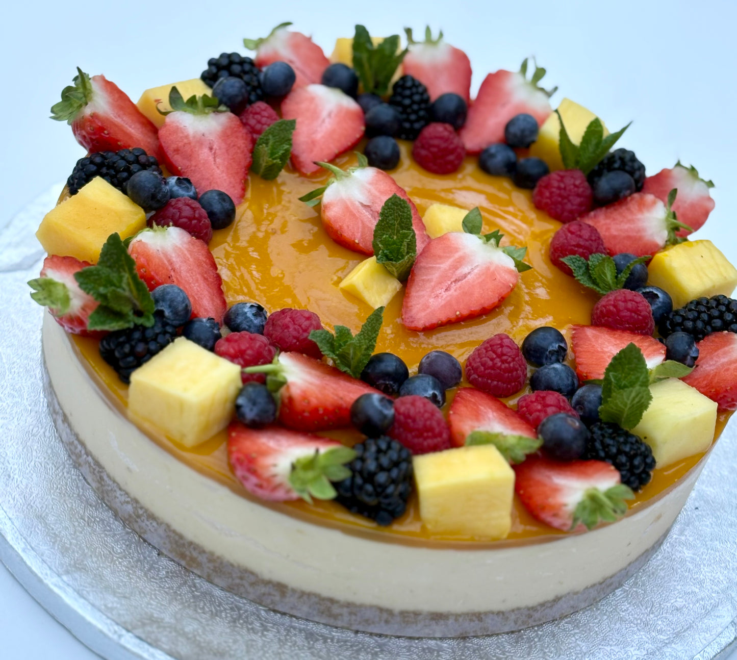 Mango cheesecake