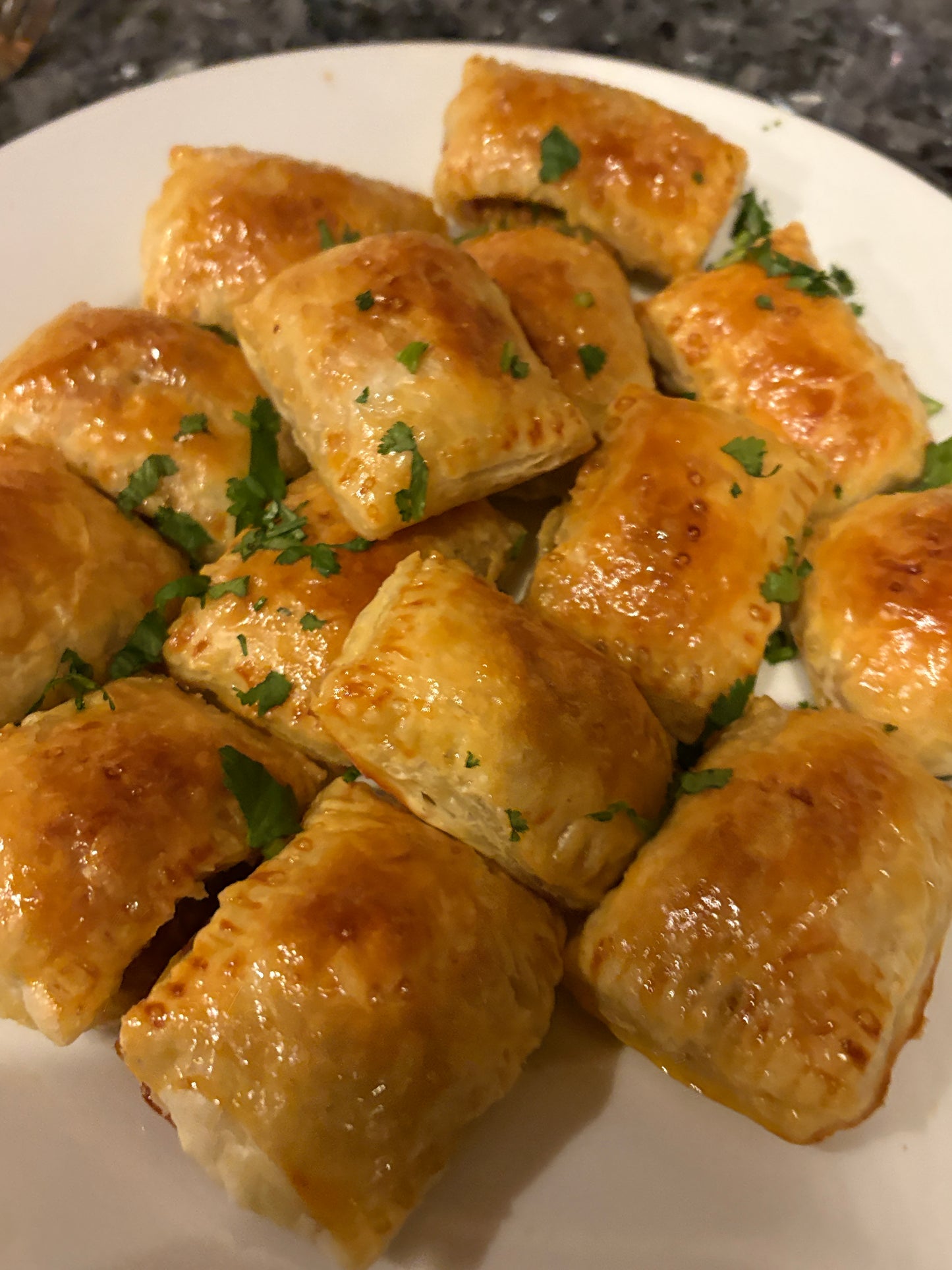Keema Aloo Peas Pastries ❤️