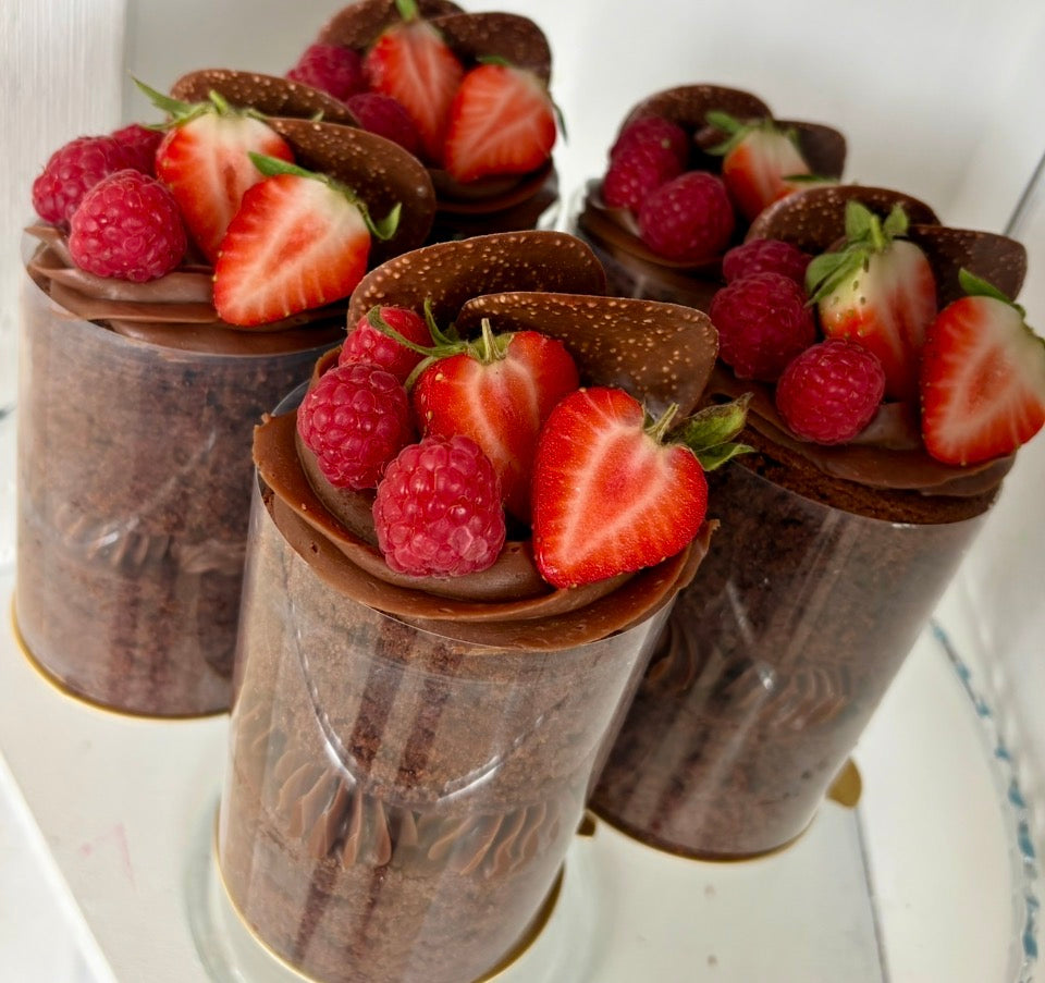 Mini 3-inch Chocolate Ganache Cakes ❤️ PDF recipe