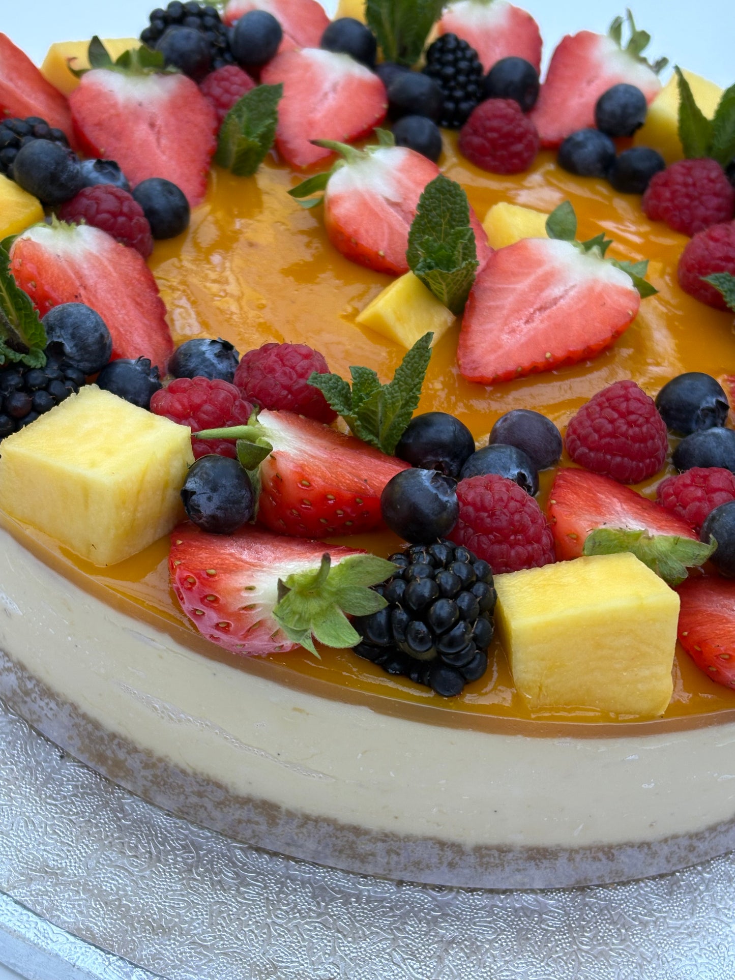 Mango cheesecake