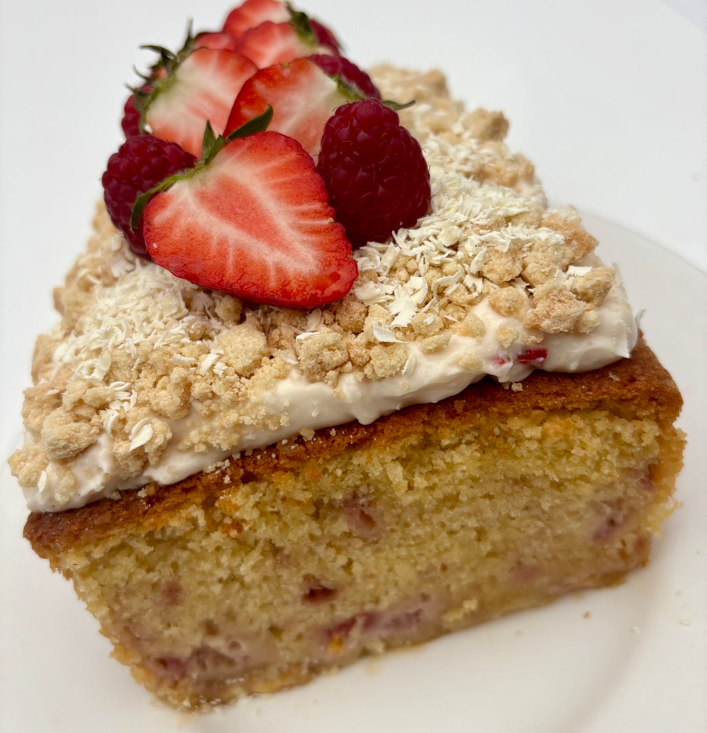 Strawberry White Chocolate  Cheesecake Loaf Cake ❤️ pdf recipe