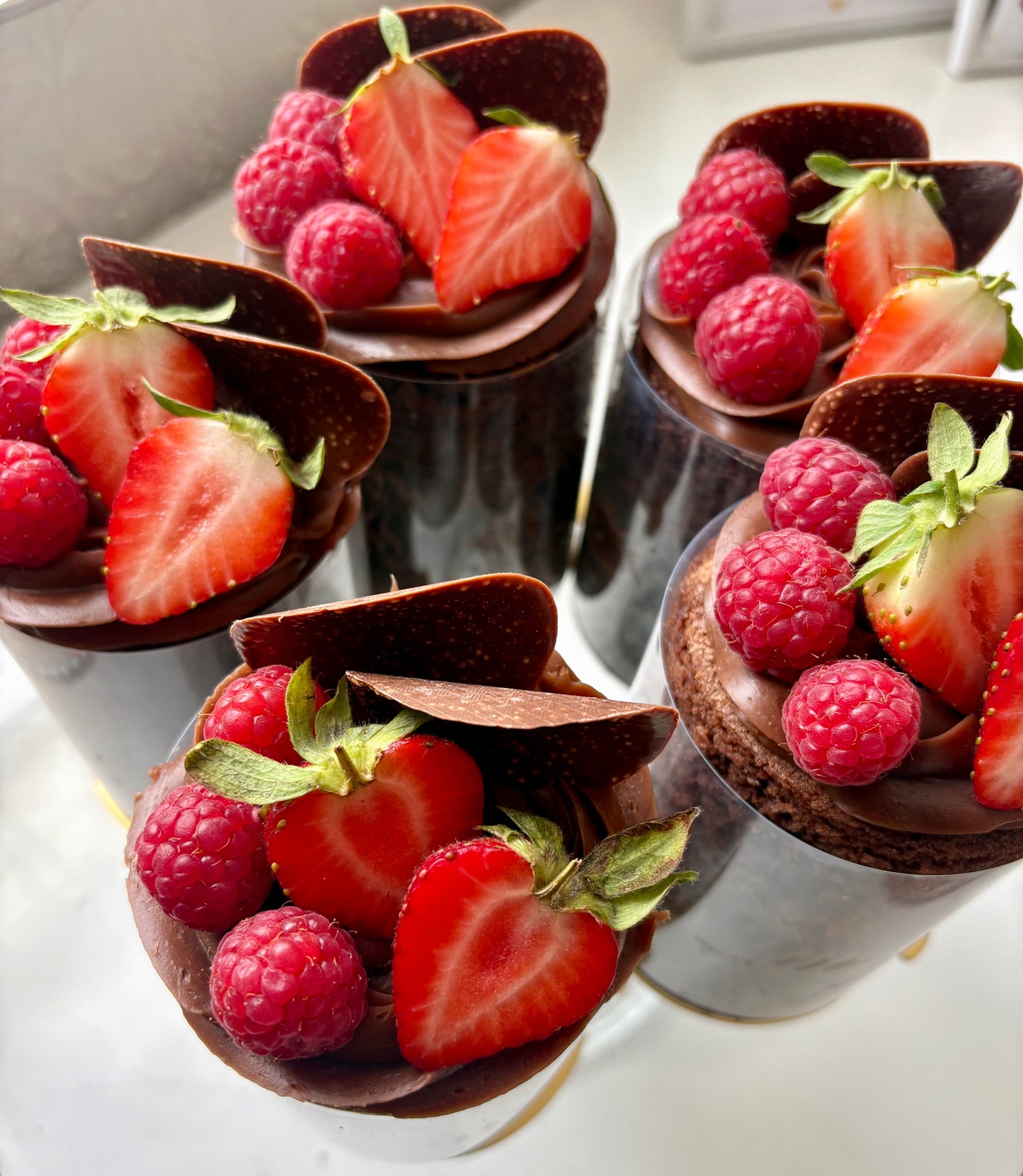 Mini 3-inch Chocolate Ganache Cakes ❤️ PDF recipe